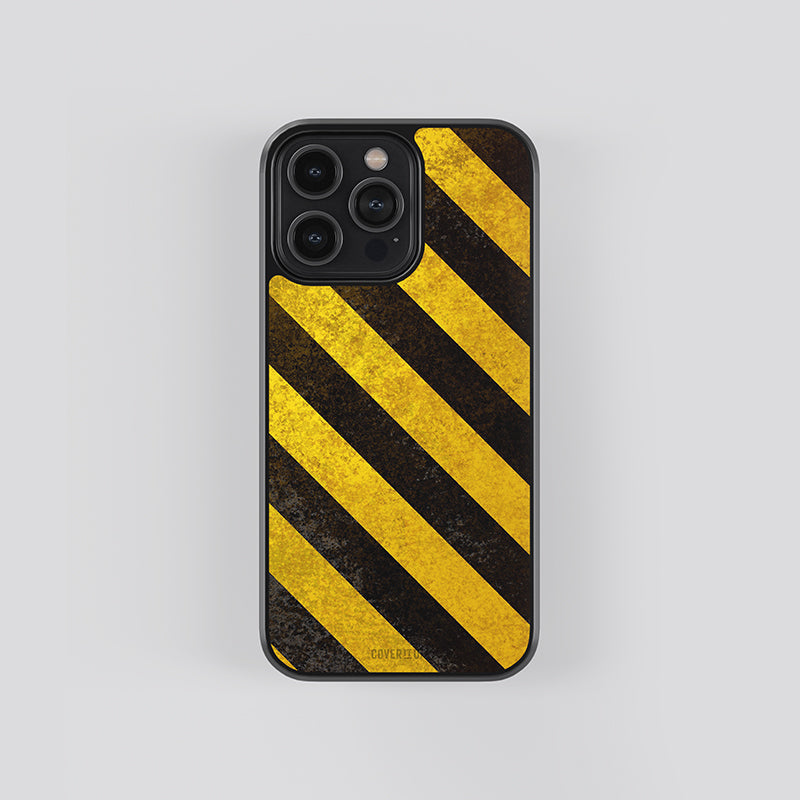 Yin Yang Stripes Glass Case