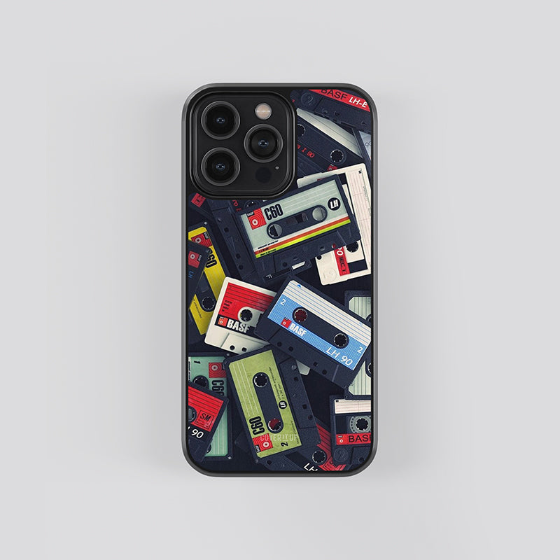 Vintage Cassette Glass Case