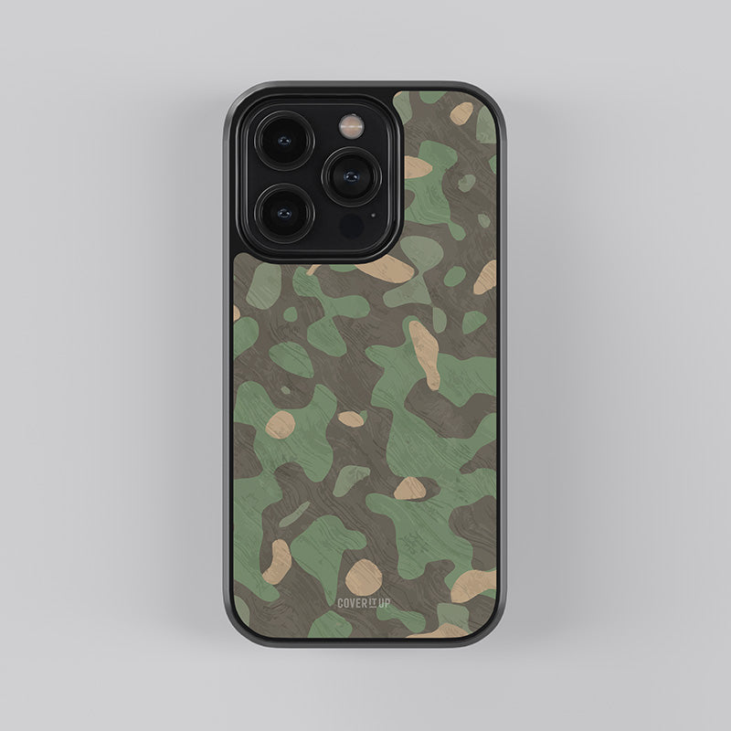 Camoflauge Glass Case
