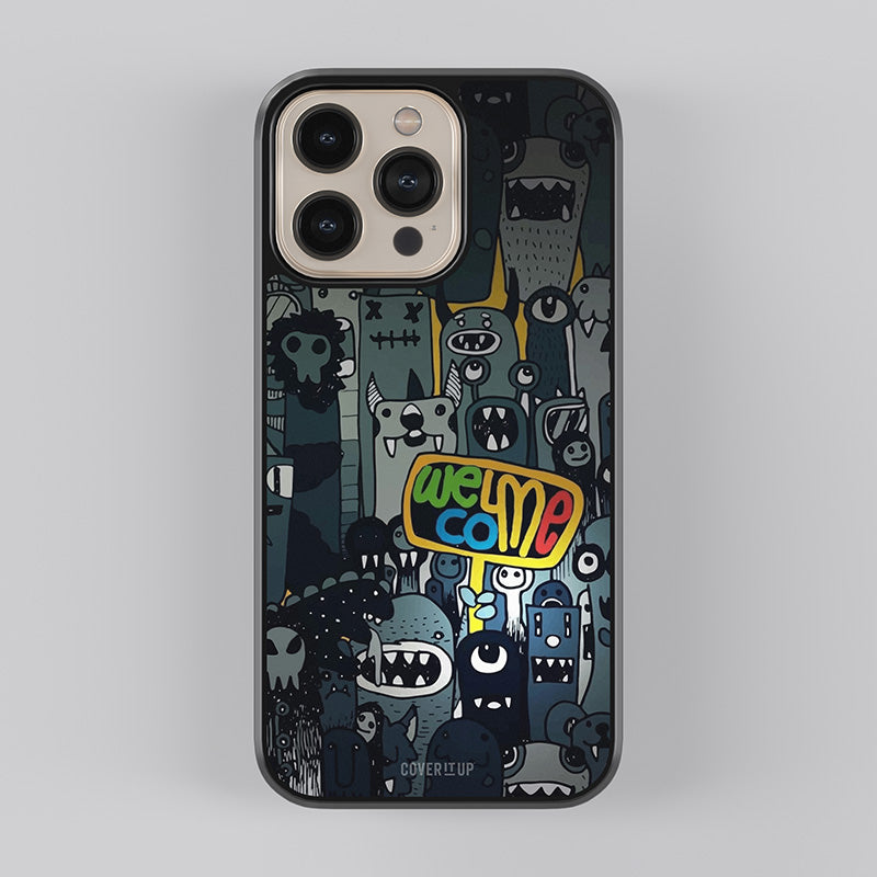 Ghost Welcome Glass Case
