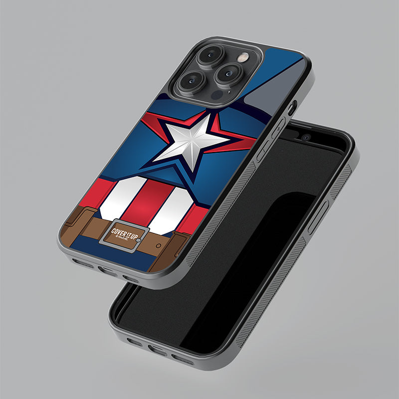 Marvel Captain America Suit Glass Case