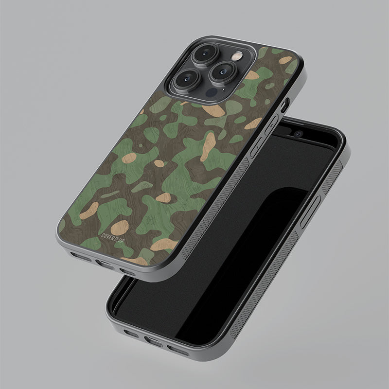 Camoflauge Glass Case