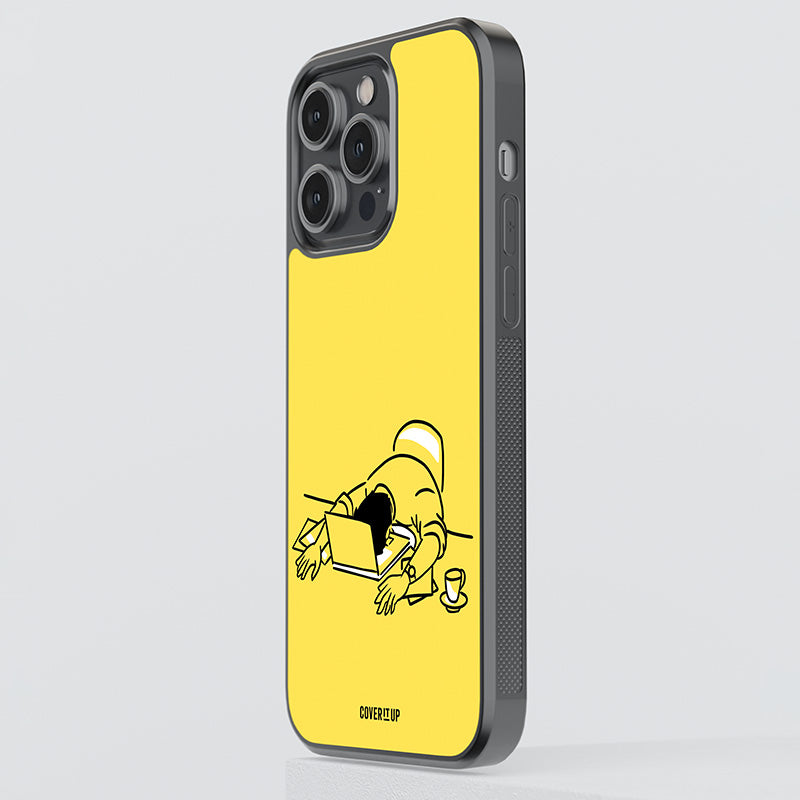 Work From Home Mood Glass Case