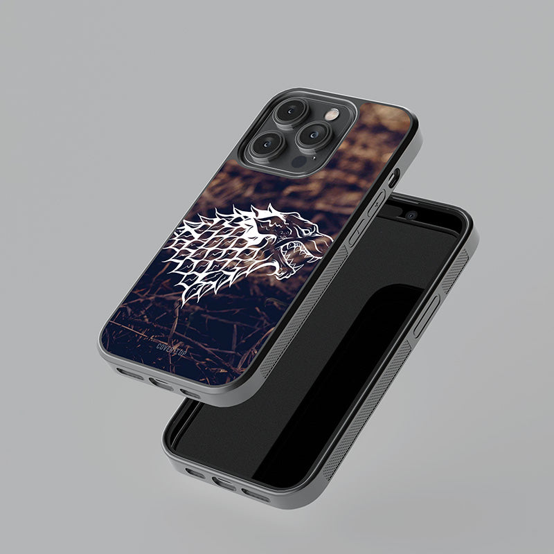 Wolf In The Wild Glass Case