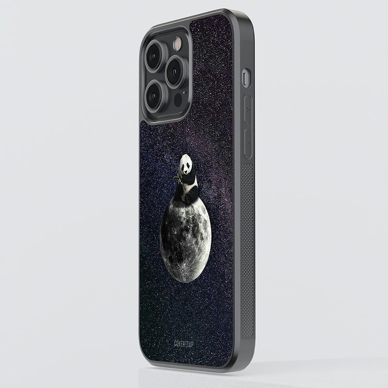 Space Panda Glass Case