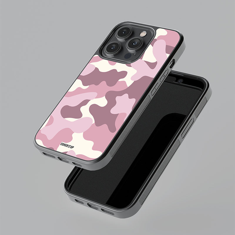 Bubblegum Camo Glass Case