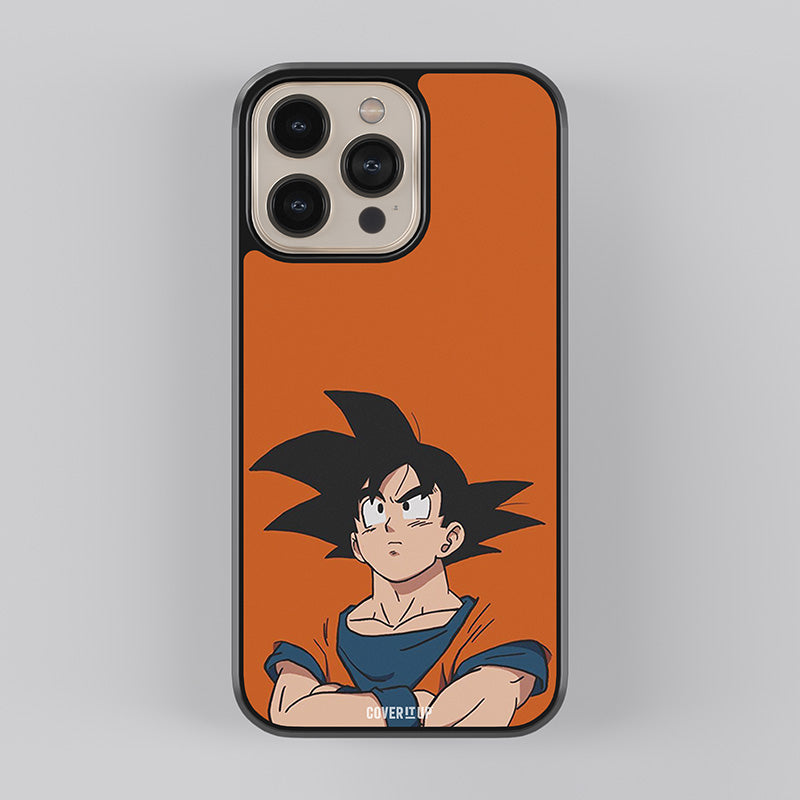 Goku Orange Glass Case
