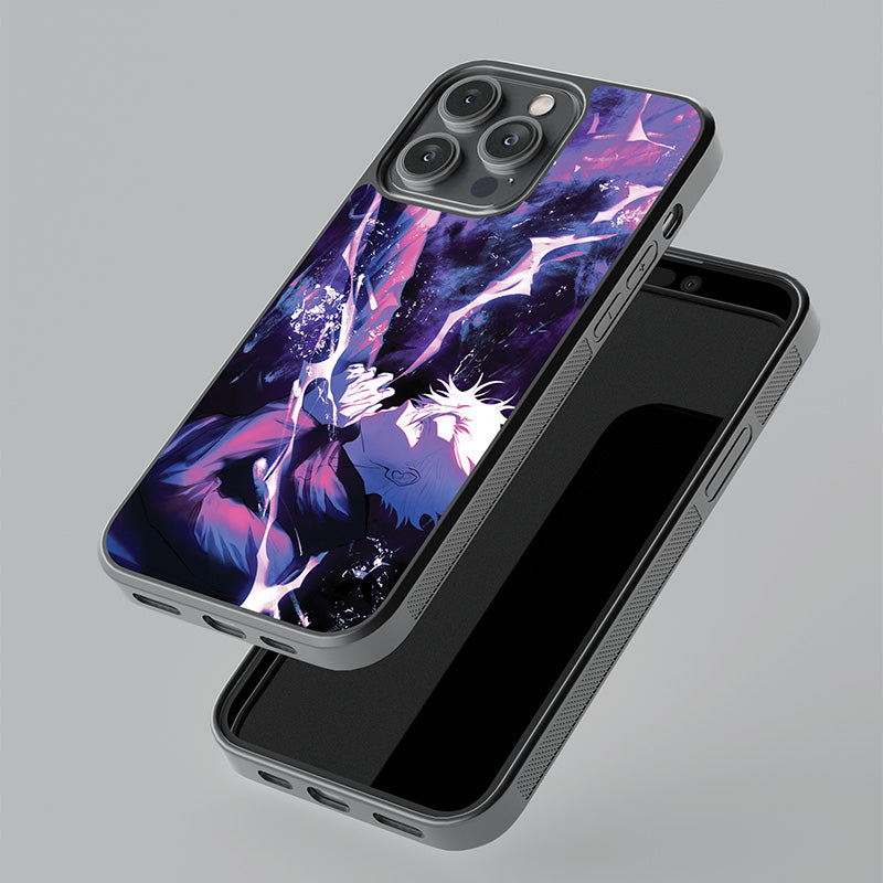 Gojo Satoru Using Infinity Void Glass Case