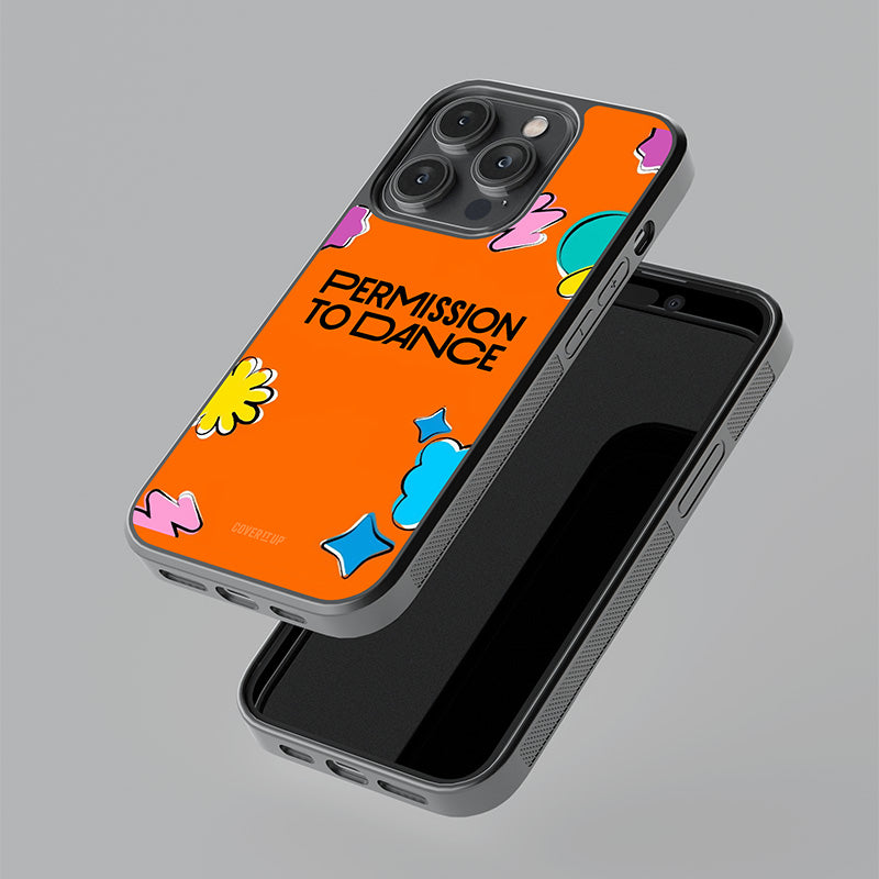 BTS Permission To Dance Glass Case