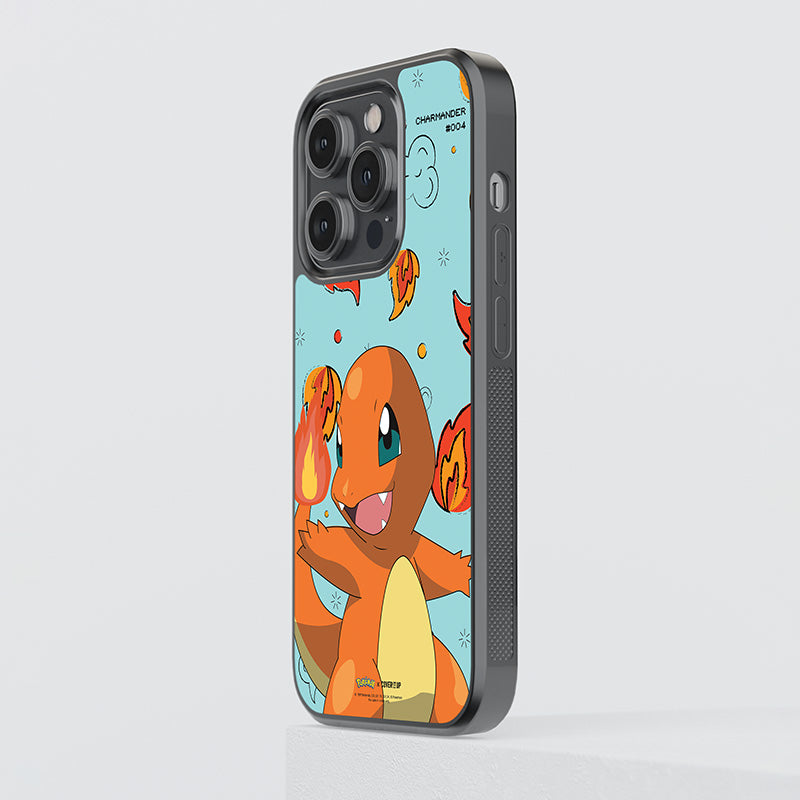 Official Pokémon Charmander Glass Case