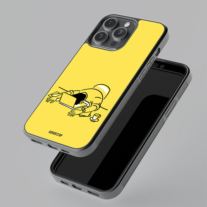 Work From Home Mood Glass Case