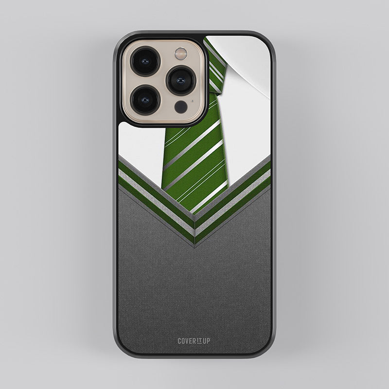 Green Tie Glass Case