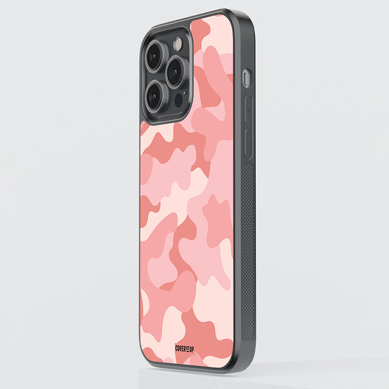 Cherry blossom Camo Glass Case