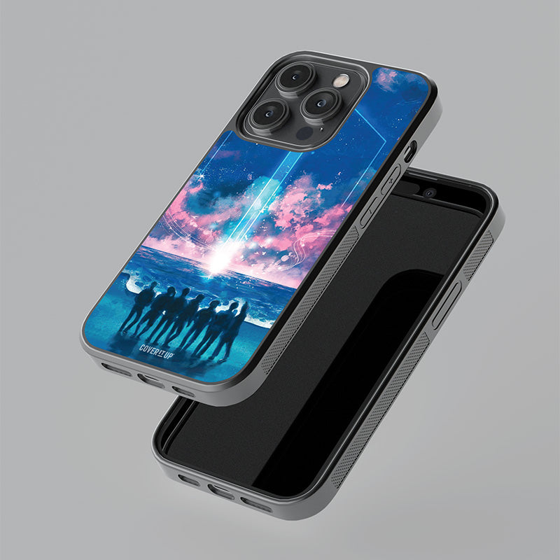 BTS Army Starry Sky Glass Case