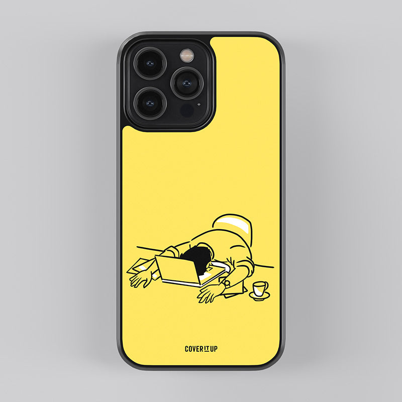 Work From Home Mood Glass Case