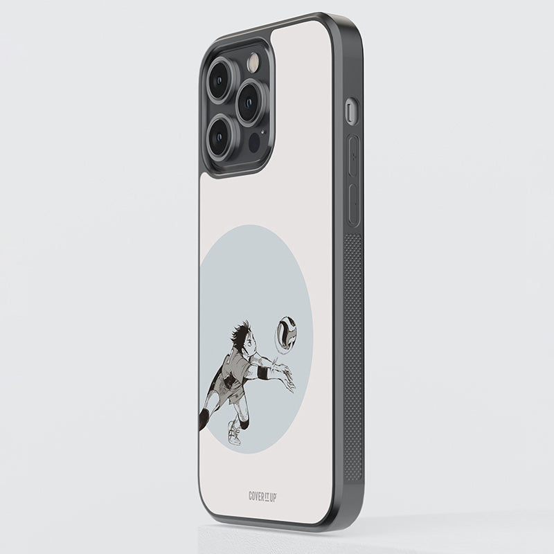 Haikyuu Off White Glass Case