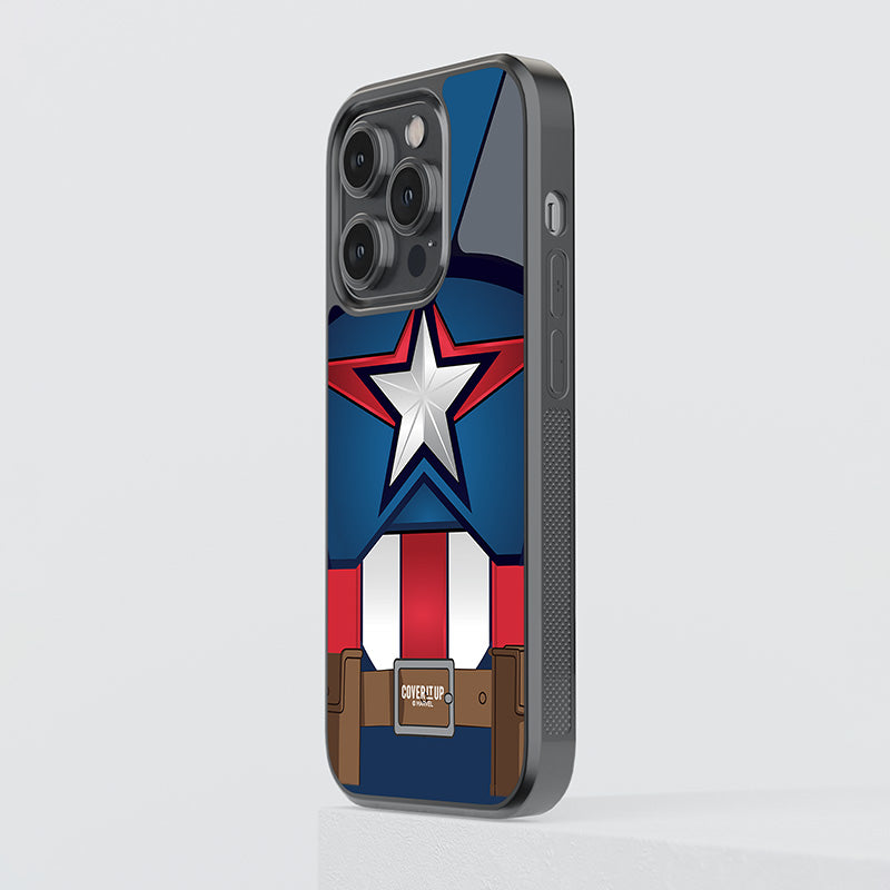 Marvel Captain America Suit Glass Case