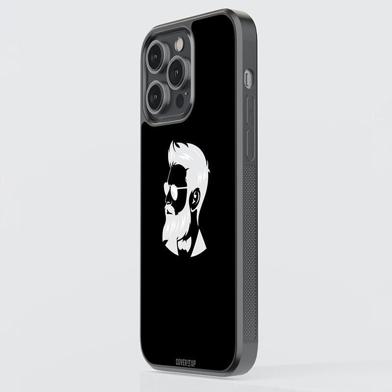 Guy In Sunglasses Glass Case