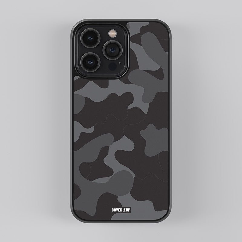 Official Midnight Camo Glass Case