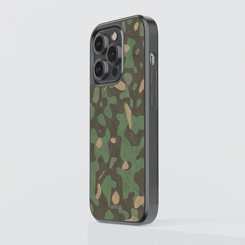 Camoflauge Glass Case