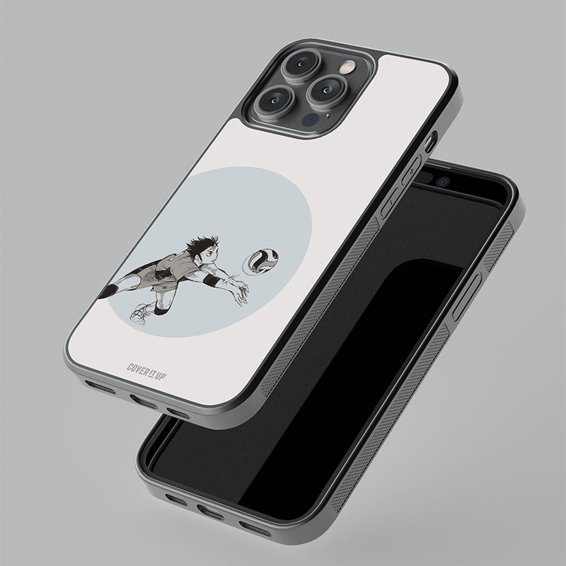 Haikyuu Off White Glass Case