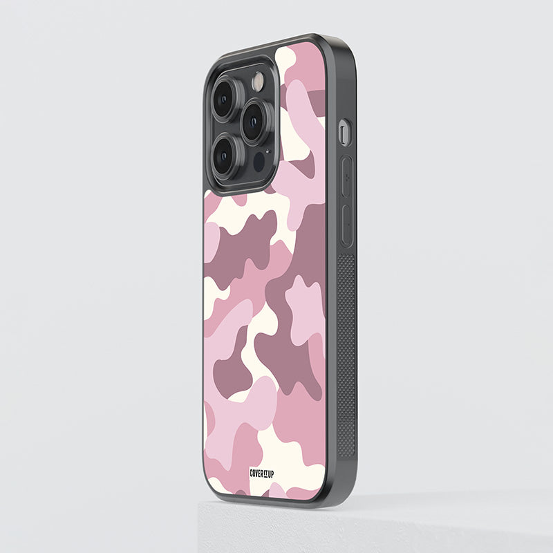 Bubblegum Camo Glass Case
