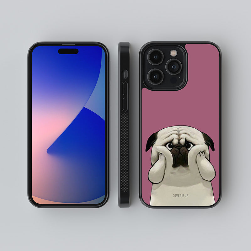 Chubby Doggo Glass Case