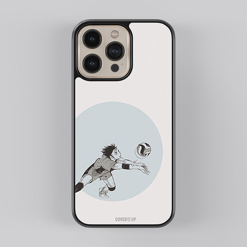 Haikyuu Off White Glass Case