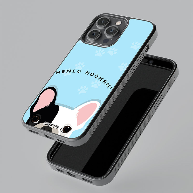 Henloo Hooman Glass Case
