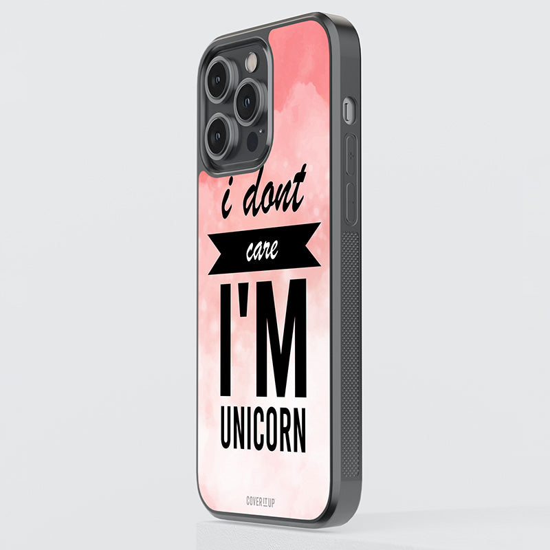 I Am A Unicorn Glass Case
