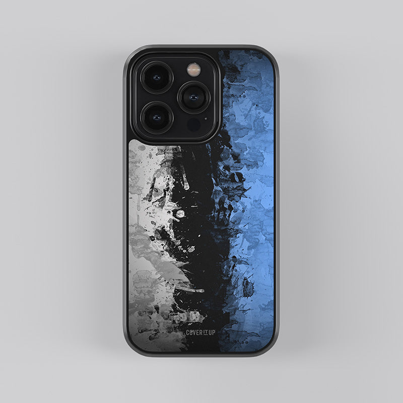 Blue Splash Glass Case
