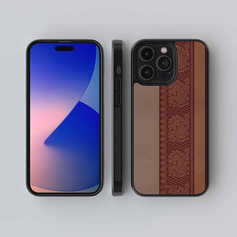 Chettinad Cotton Saree Glass Case