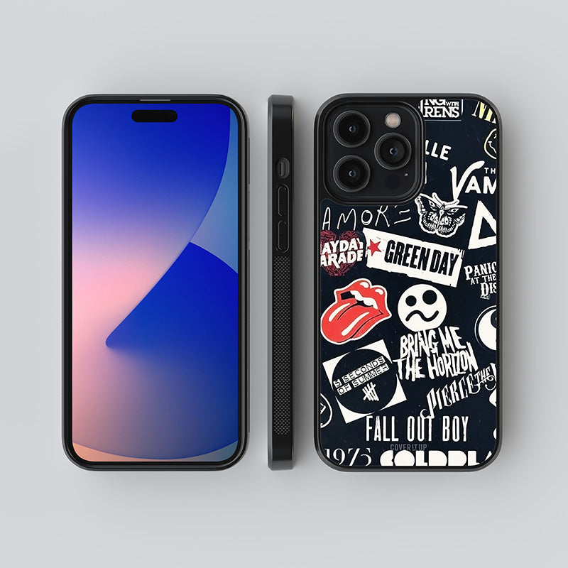 Music My Paradise Glass Case