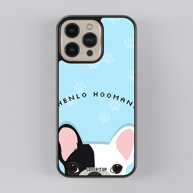 Henloo Hooman Glass Case