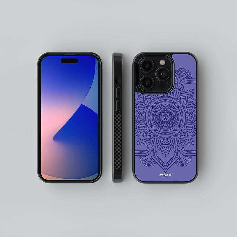 Very Peri Mandala Glass Case