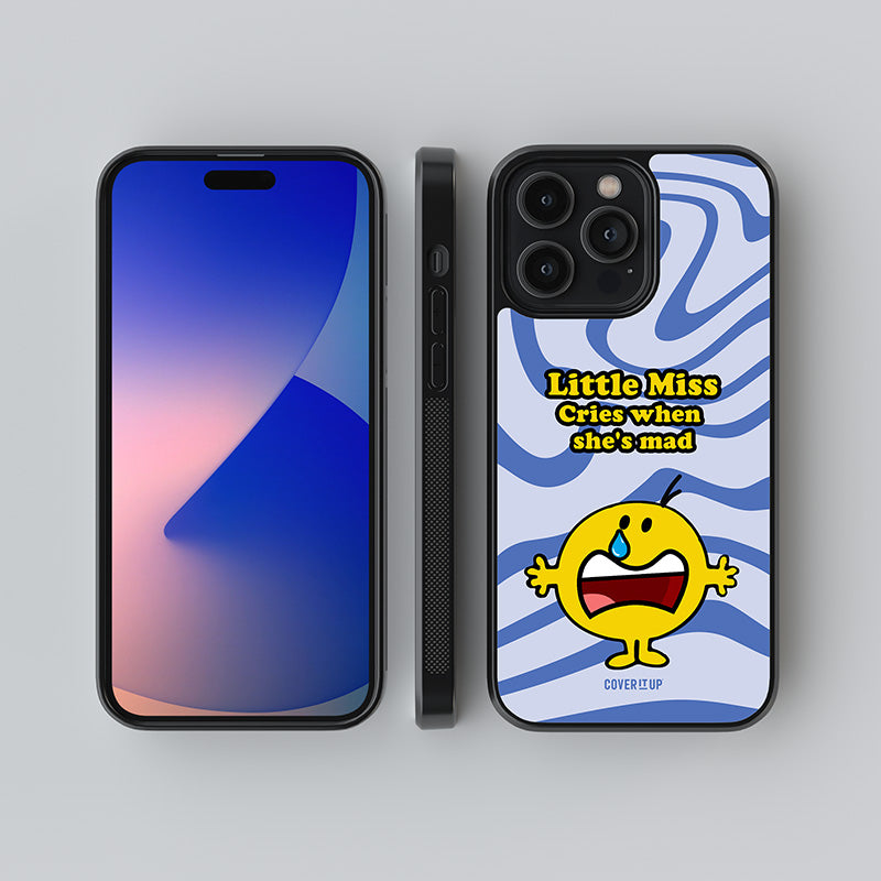 Little Miss Cries When She's Mad Glass Case