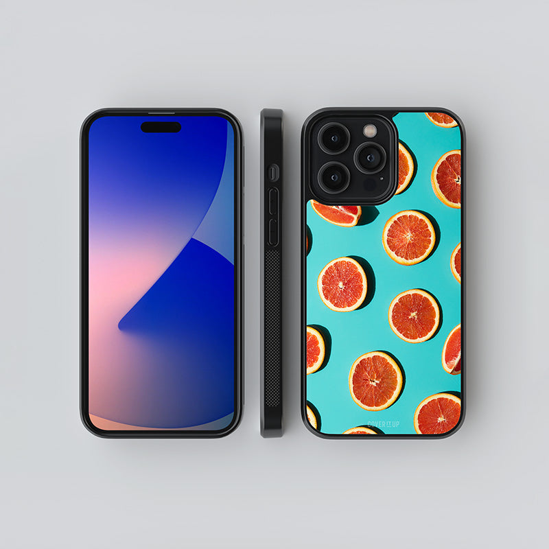 Summer Oranges Glass Case