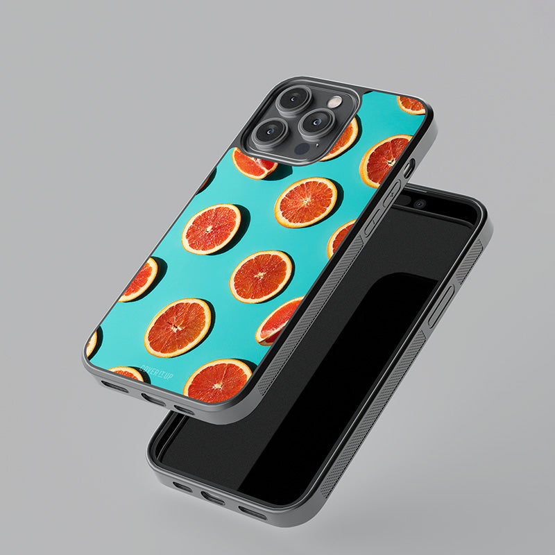 Summer Oranges Glass Case