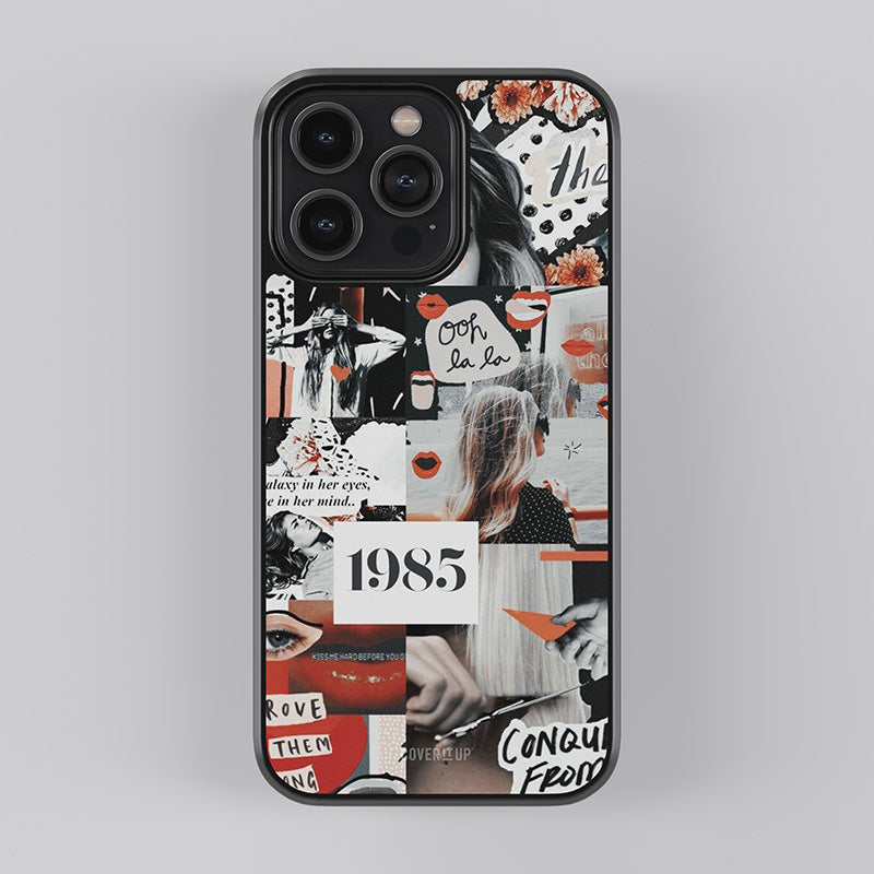 Retro Pattern Glass Case