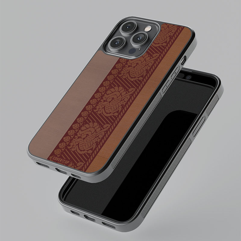 Chettinad Cotton Saree Glass Case