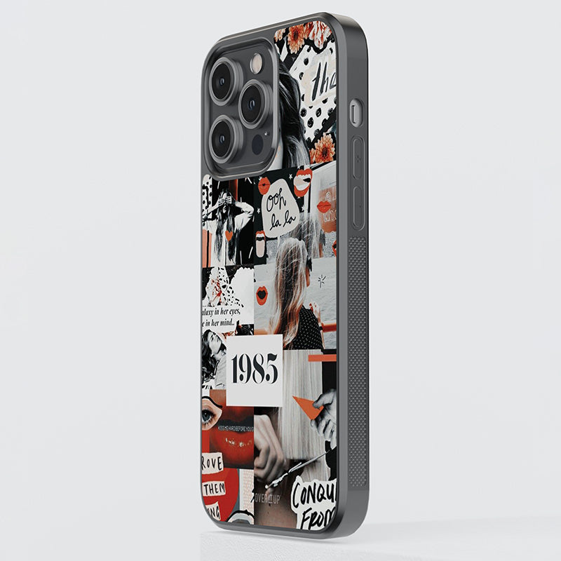 Retro Pattern Glass Case