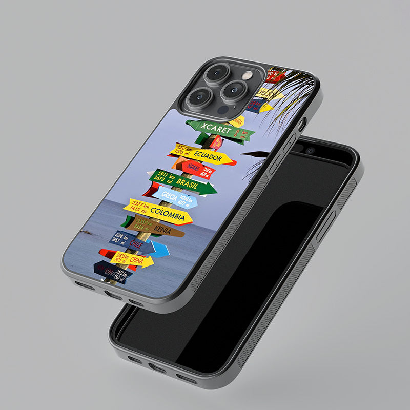 Street Signs Glass Case