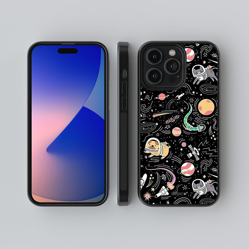 Dog Planetarium Glass Case