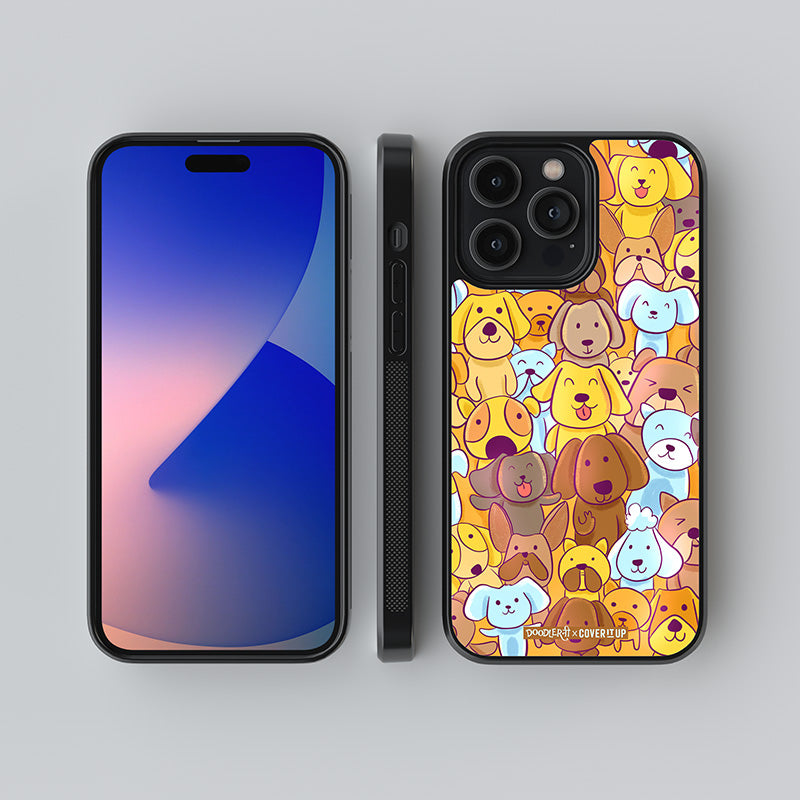 Dog Paradise Glass Case