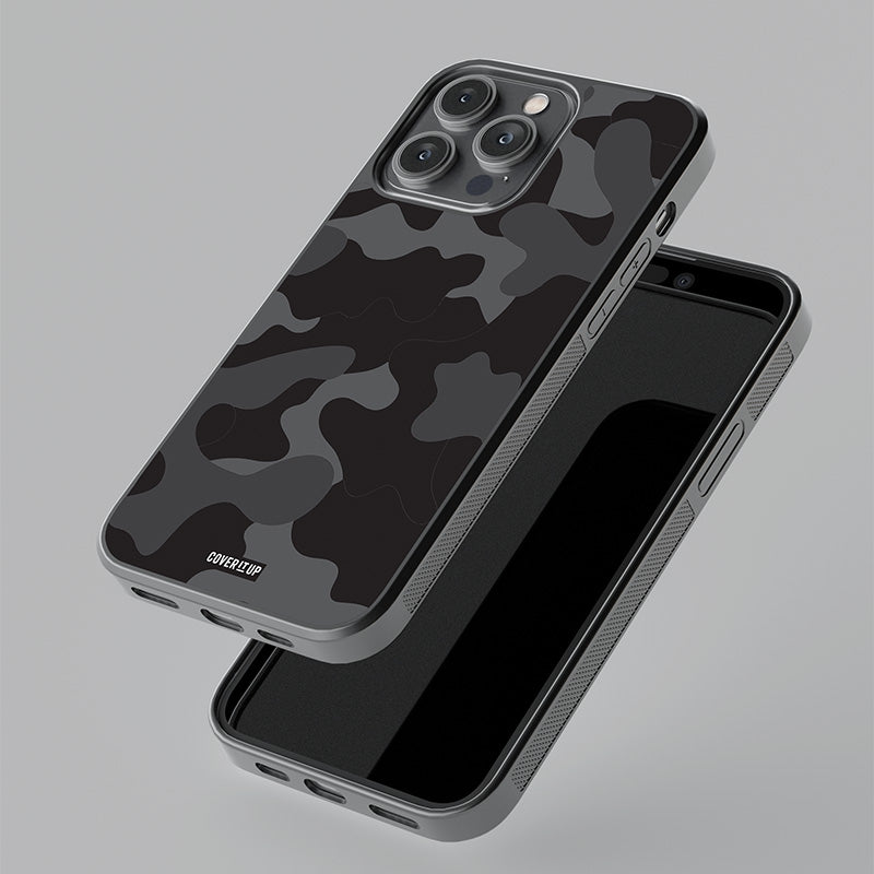 Official Midnight Camo Glass Case