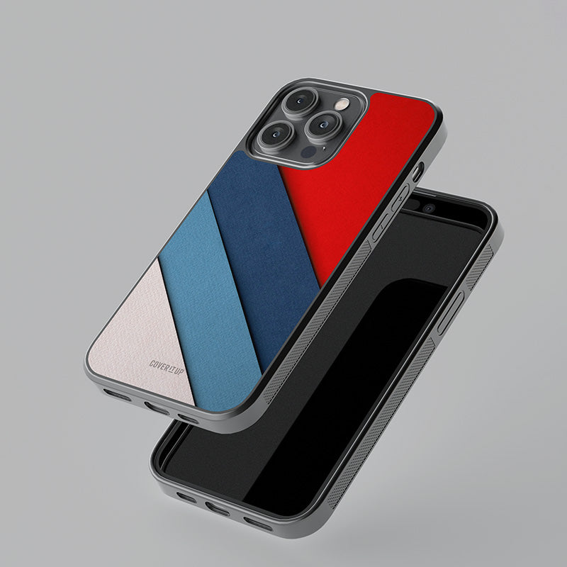 Slant Stripes Glass Case