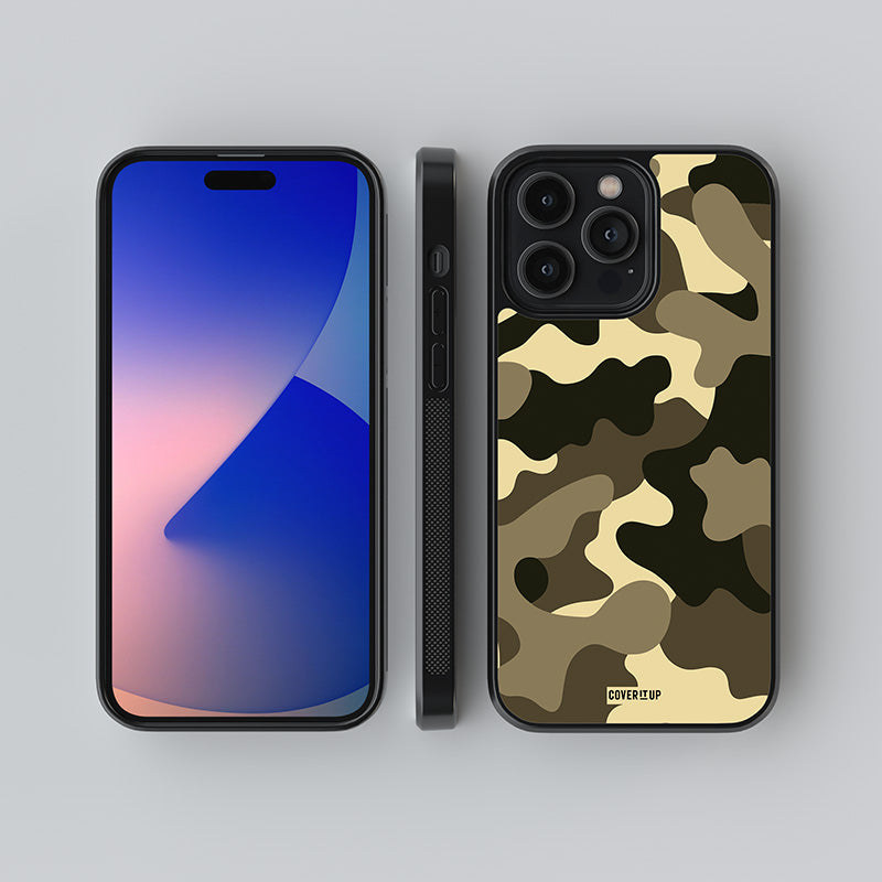Desert Camo Glass Case
