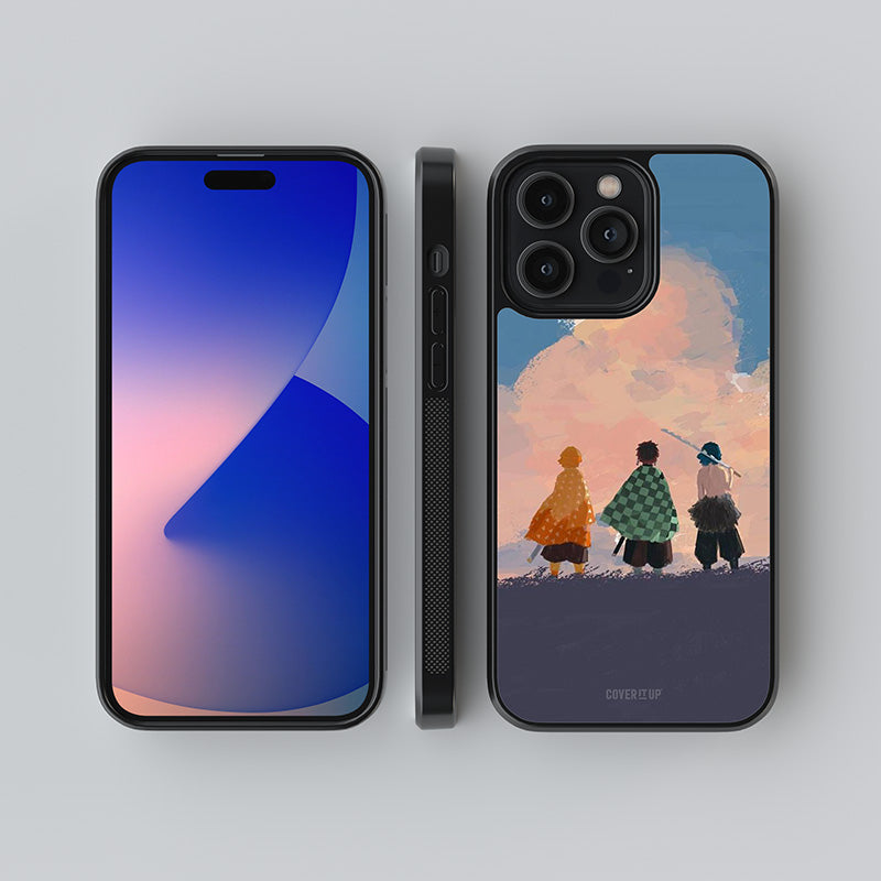 Demon Slayer Pastel Glass Case