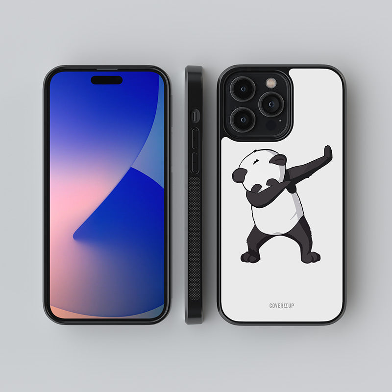 Dab Panda Glass Case