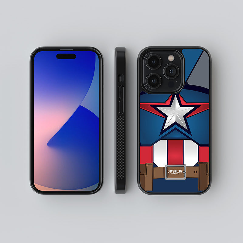 Marvel Captain America Suit Glass Case